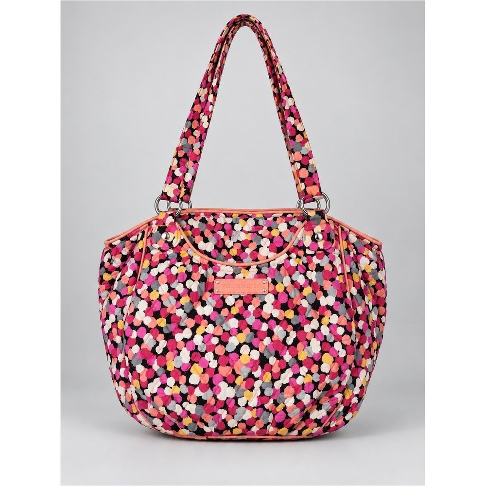 Vera Bradley Glenna shoulder Pixie Confetti Bag Quilted Retired Bohemian